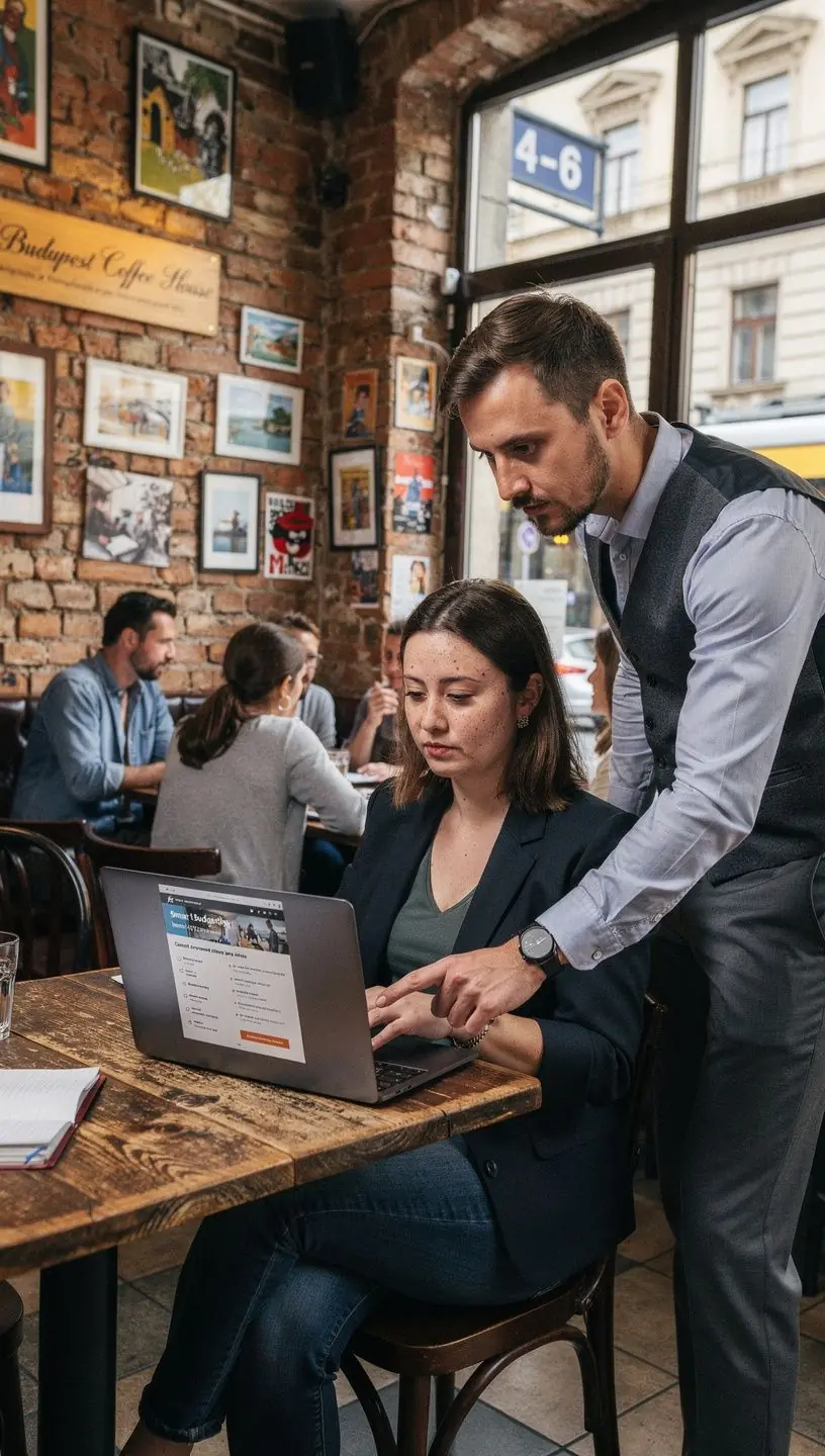 Közeli kép egy kézzel írt, testreszabott pénzügyi tervről, kiemelve a költségvetést és megtakarításokat.